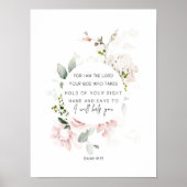 Isaiah 41:13 Bijbelversie Poster (Voorkant)