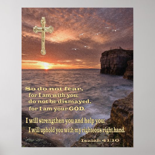 isaiah 41 poster (Voorkant)
