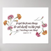 Isaiah 43:18-19 poster (Voorkant)