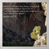 Isaiah 43:19 KJV Wall Art – Scripture Poster (Devant)