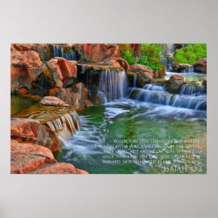 ISAIAH 43:2-Poster Poster