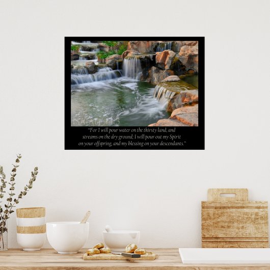 ISAIAH 44:3 Poster (Cuisine)