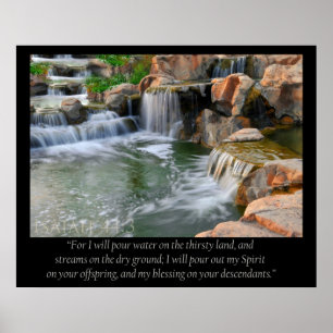 ISAIAH 44:3-Poster Poster