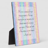 Isaiah 53:5 fotoplaat (Zijkant)