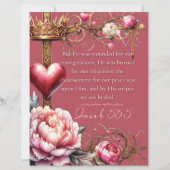 Isaiah 53:5 Healing Scripture Card | Watercolor (Voorkant)