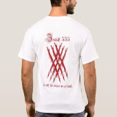 Isaiah 53:5 t-shirt (Achterkant)