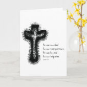 Isaiah-53 - Dwars/Christelijke Getuige Kaart (Gele Bloem)