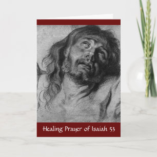 Isaiah 53 Prayer Card Bedankkaart