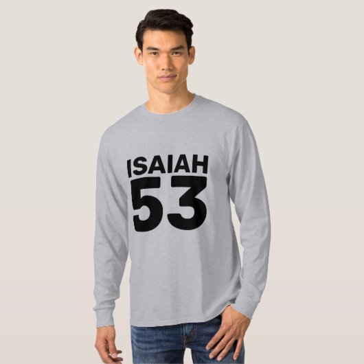 ISAIAH 53, T-SHIRTS JUIFS MESSIANIQUES (Devant entier)