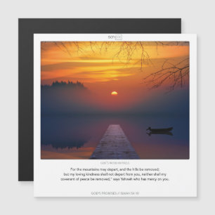 Isaiah 54:10 GOD'S PROMISES SCRIPIX Magnetic Card Magnetische Uitnodiging