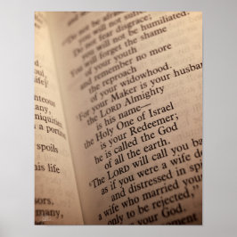 Isaiah 54:5 [Afdrukken] Poster