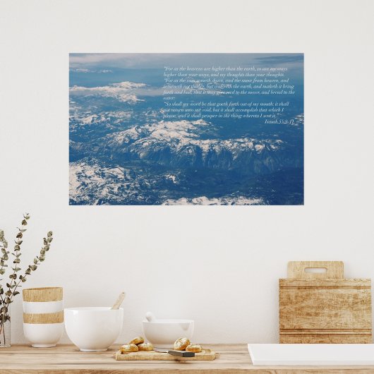 Isaiah 55 poster (Keuken)
