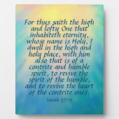 Isaiah 57:15 fotoplaat (Voorkant)