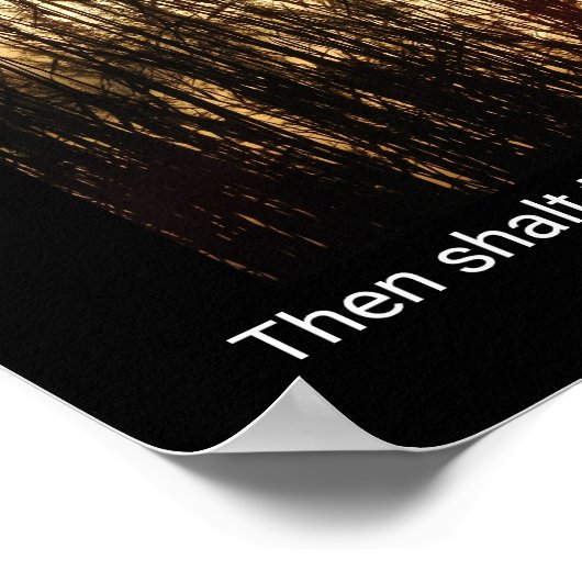 Isaiah 58:9 - Hier ben ik - Art Print (Hoek)