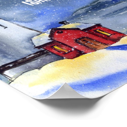 Isaiah 60:20 De Heer zal uw licht zijn Poster (Hoek)