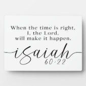 Isaiah 60:22 Farmhouse Bijbelscriptstaal Fotoplaat (voorkant)