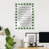 Isaiah 61:10 Poster (Thuiskantoor)