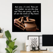Isaiah 64:8 poster (Thuiskantoor)