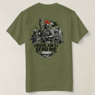 Isaiah 6:8 Warrior T-shirt