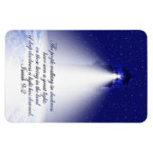 Isaiah 9:2 kerstfoto magneet (Horizontaal)