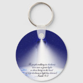 Isaiah 9:2 kerstfoto sleutelhanger (Voorkant)