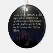 Isaiah 9:6-7 CHRISTMAS ORNAMENT BETHLEHEM (Links)