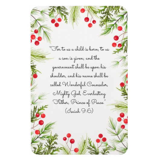 Isaiah 9:6 magneet (Verticaal)