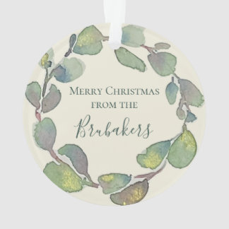 Isaiah 9:6 Noël chrétien personnalisé au vert saug