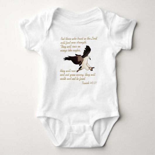 Isaiah Bible Verse Romper (Voorkant)