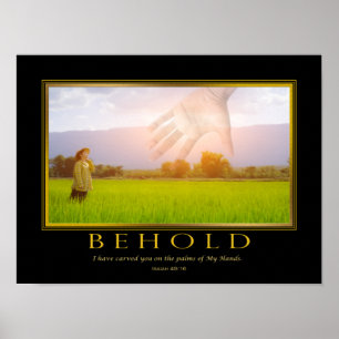 Isaiah Bijbel Verse Inspirerend Poster
