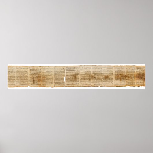 Isaiah Scroll Poster (Voorkant)