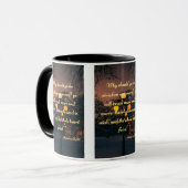Isaïe 1:5 KJV Bible Écriture Photo Mug à deux tons (Devant gauche)