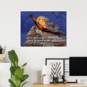 Isaïe 40:31 Eagle Écriture Poster Imprimer (Bureau à domicile)