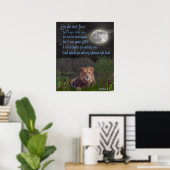 Isaïe 41 : 10 affiche chrétienne (Bureau à domicile)