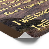 isaïe 41 10 affiche chrétienne (Coin)