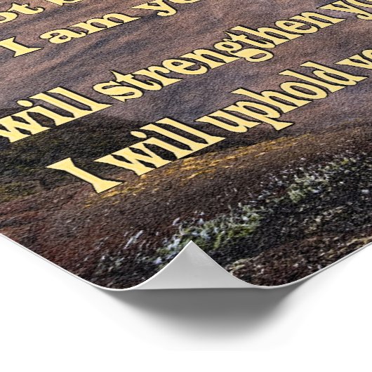 isaïe 41 10 affiche chrétienne (Coin)