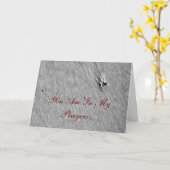 Isaïe 41:10 Carte d'encouragement 2 (Fleur jaune)