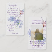 Isaïe 41:10 Ecriture Carte mémoire (Devant / Derrière)