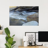 Isaïe 42:1 Poster (Bureau à domicile)