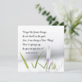 Isaïe 43:18 Je fais une nouvelle chose carte de la (Debout devant)