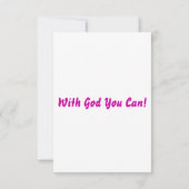 Isaïe 44:6 KJV Bible Verse Pic Appartement Carte d (Dos)