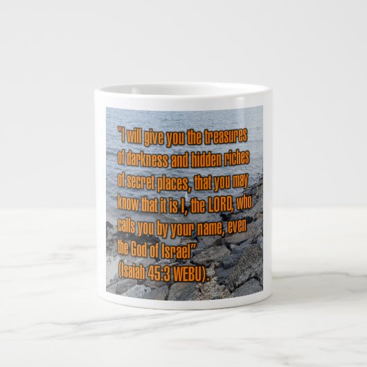 Isaïe 45:3 Mug WEBU (Devant)