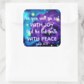 Isaïe 55:12 Stickers chrétiens inspirants (Sac)