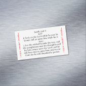 Isaïe 55:6-7 aimant de carte de semences (In Situ)