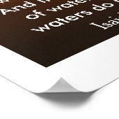 Isaïe 58:11 - affiche artistique (Coin)