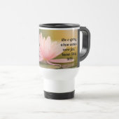 Isaïe 58:11 Eau Lily Voyage Mug (Devant droit)