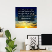 Isaïe 59:19 Poster (Bureau à domicile)