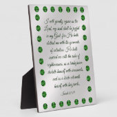 Isaïe 61:10 Plaque (Côté)