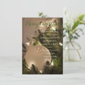 Isaïe 9:6 Joyeuse carte de Noël (Debout devant)