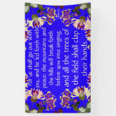 Isaïe vont en avant avec la bannière de chrétien (Vertical)